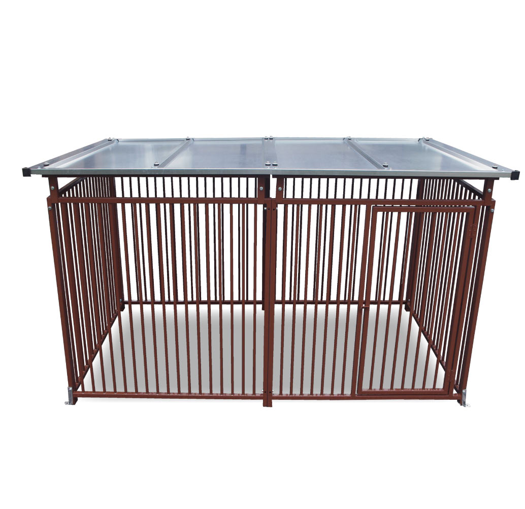 カシワ ワンちゃんサークル 犬ケージ 屋根付き H1200×W1200 6枚組 大型犬サークル サークル頑丈 スチールサークル 屋外室内 kdogs12006y