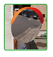 【 安全・保護用品部門 ランキング ☆2位受賞☆】 ♪ご好評いただだき 誠に ありがとうございます♪ 【構内・室内用】 カーブミラー アクリル製 Φ500 【50cm】アンゼンミラー アクリル 丸形 Φ500 1AAC0501S ナック・ケイ・エス 車庫入れや 子供の飛び出し確認に!