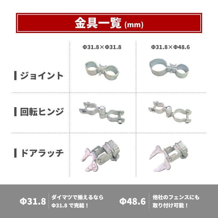 アメリカンフェンス 本体 シルバー 1200×1800 AF-1200-1800