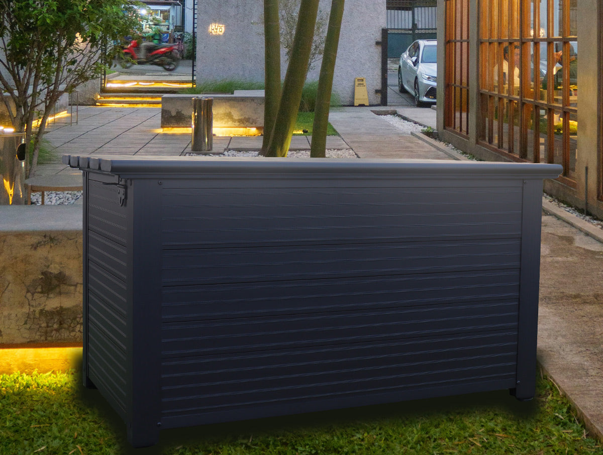 ベンチボックス BB90-BK 軽さと耐久性が自慢の アルミ製 収納ボックス