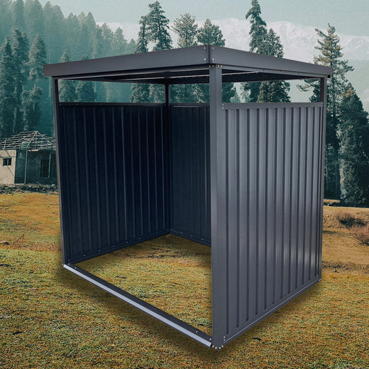 万能物置 DM-7L-BK パネルロングタイプ