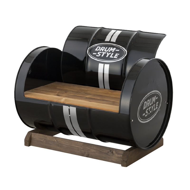 ※法人様限定※ オンリーワン ドラム缶チェア ブラック キャンプ用品 チェア アウトドア 椅子 バーベキュー グランピング NJ3-DC-B