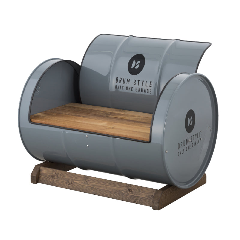 ※法人様限定※ オンリーワン ドラム缶チェア グレー キャンプ用品 チェア アウトドア 椅子 バーベキュー グランピング NJ3-DC-GY