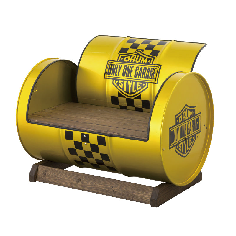 ※法人様限定※ オンリーワン ドラム缶チェア キャンディイエロー キャンプ用品 チェア アウトドア 椅子 バーベキュー グランピング NJ3-DC-CY
