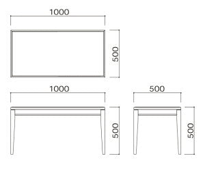 授乳室テーブル100 休憩用テーブル BR-TB-100 omoio