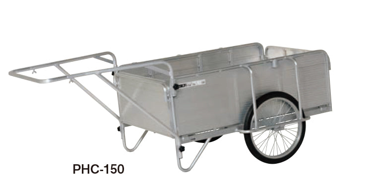 ピカ(Pica) 折りたたみ式リヤカー ハンディキャンパー PHC-150 ワンタッチで折りたためる 収納性に優れたコンパクトカー