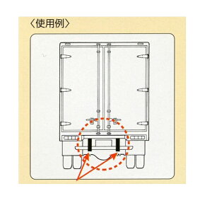 ターミナルラバー (穴なし金具なし)車止め 高さ(H)100×幅(W)100×長さ(L)1000 D型ゴム【日本製 信栄物産】衝撃吸収材 【送料無料】