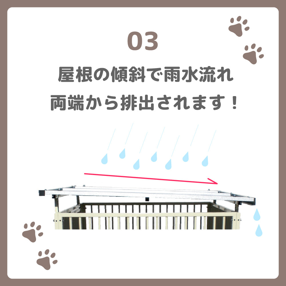 カシワ ワンちゃんサークル 犬ケージ 屋根つき H1200 × W1200 4枚組 サークル アルミサークル 中型犬 大型犬 丈夫 屋外 軽量 パネル サビにくい kdoga1200y