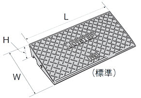 【お得な 12個セット】段差スロープ   ジョイステップ J-G15 標準型   道路前の段差の解消に!