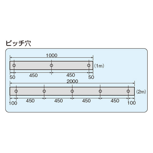 ホームストッパー 長さ2000mm【日本製 信栄物産】 【送料無料】