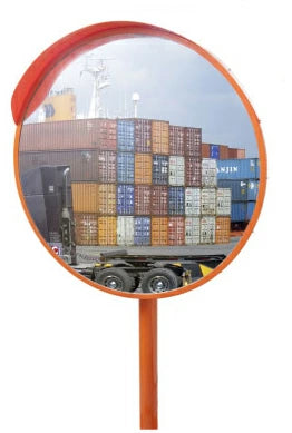 安全道路反射鏡　 大径ミラー Φ1200 【設置基準合格品】 大径ミラー　丸形　Φ1200 1MAC1200S　ナック・ケイ・エス 大規模な駐車場や ターミナル、 工場等での 安全確認用ミラー！