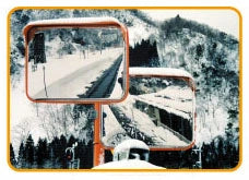 【設置基準合格品】安全道路反射鏡 プリントヒーターで、鏡面の曇りや 氷結を強力に抑える！電熱防曇ミラー 600×800 二面鏡 【80cm】カーブミラー 安全ミラー 道路反射鏡 商業施設内 道路鏡 二面鏡 2面鏡 角形 角型 600×800 寒冷地 凍結防止 雪 豪雪地帯 電熱防曇ミラー ナック・ケイ・エス　1mel6080w (コピー)