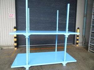 折り畳みポストパレット　 PT2511-12　 長尺貨物の保管に最適！　搬送にも使用でる優れもの！