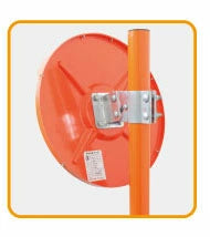 【設置基準合格品】安全道路反射鏡 アクリルよりも鮮明、ステンレスよりも耐候性に優れた化学強化ガラスミラーΦ600 【60cm】カーブミラー 安全ミラー 道路反射鏡 化学強化ガラス 強化ガラス 丸形 Φ600 店舗 商業施設内 道路鏡 アクリルミラー 丸形 丸型 ナック・ケイ・エス 1mgr0600s