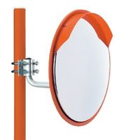 【構内・室内用】　　直支柱　34φ×2.3×2400mm アンゼンミラー用 　直支柱　34φ×2.3×2400mm　 1PLS3424S　ナック・ケイ・エス スチール製　埋め込み式支柱