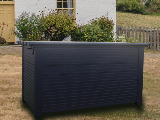 ベンチボックス BB90-BK 軽さと耐久性が自慢の アルミ製  収納ボックス  便利な野外ベンチに！お庭周りの収納箱として！ 南京錠 取付け金具付きで 安心安全！ 軽い 軽量 収納 ソフトクローズ シンプル おしゃれ アルミ 小さい 小さいサイズ 静か ゆっくり 閉まる