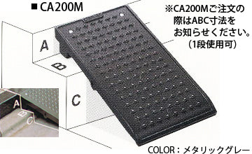 ミスギ　キャスコーナーＭ級  CA200M　　さらに丈夫に、さらに美しくハイグレードな段差スロープ