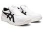 アシックス 安全靴 ウィンジョブ CP211 SLIP-ON 1273A031-100 メンズ レディース 作業靴 スリッポン ローカット 脱ぎ履き簡単 軽量 クッション性 耐滑 耐油ソール JSAA A種認定 ワイド3E相当 ホワイト ブラック