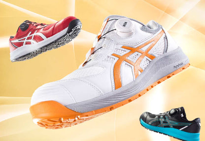 アシックス 安全靴 ウィンジョブ CP219 BOA ローカット メンズ レディース レギュラー2E相当 ダイヤル式 フィット性 耐油性 作業靴 ASICS WINJOB