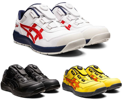 アシックス 安全靴 ウィンジョブ CP306 BOA ワイド3E相当 ローカット メンズ レディース ダイヤル式 人工皮革 耐油性 作業靴 ASICS WINJOB 1273A029-750