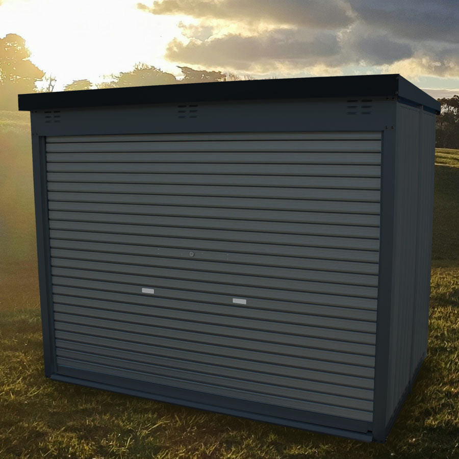 ※法人様限定※ 万能物置 DMG-10-BK シャッタータイプ