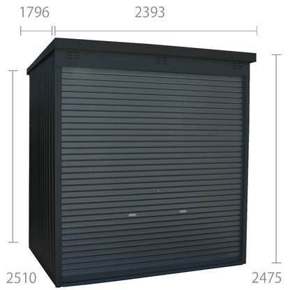 ※法人様限定※ v万能物置 DMG-10H-BK シャッタータイプ