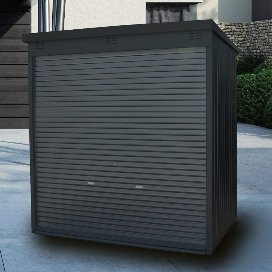 ※法人様限定※ v万能物置 DMG-10H-BK シャッタータイプ