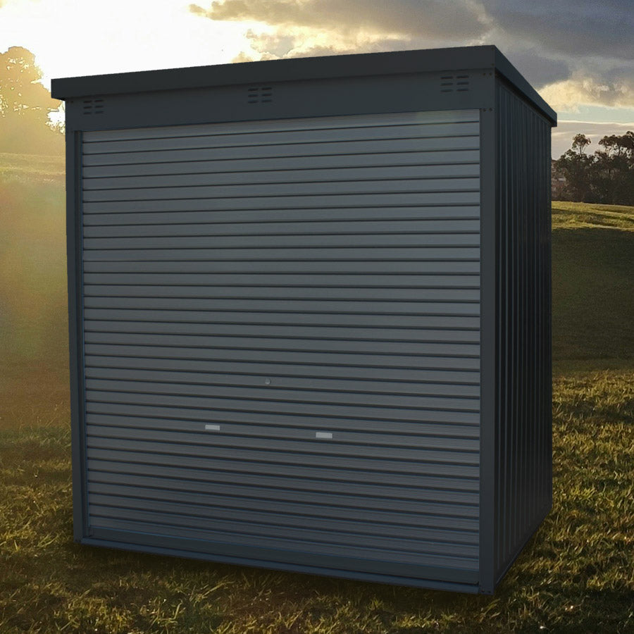 ※法人様限定※ v万能物置 DMG-10H-BK シャッタータイプ