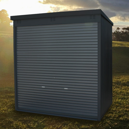 ※法人様限定※ v万能物置 DMG-10H-BK シャッタータイプ