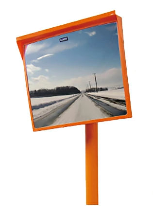 【設置基準合格品】安全道路反射鏡 超親水性コート液で、汚れにくい！曇りにくい！ 500×600 二面鏡 【60cm】カーブミラー 安全ミラー 道路反射鏡 店舗 商業施設内 道路鏡 角形 角型 500 × 600 ２面鏡 二面鏡 アクリーン ミラー Fタイプ 防滴 防汚 防曇 コート加工 超親水性 ナック・ケイ・エス 1mbf5060w