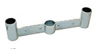 アンゼンミラー ２面鏡用取付金具 <br>ポール径 48.6mm　3AWK48　<br>ナック・ケイ・エス　アクリル 丸形用