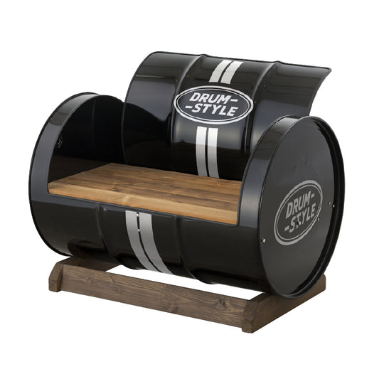 ※法人様限定※ オンリーワン ドラム缶チェア ブラック キャンプ用品 チェア アウトドア 椅子 バーベキュー グランピング NJ3-DC-B