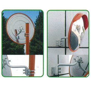 アンゼンミラー　ステンレス　丸形　Φ490　4AST0490S<br>ナック・ケイ・エス<br>鏡面・裏板 ともにステンレス製！<br>車庫入れや 子供の飛び出し確認に！