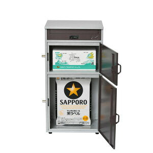 郵便ポスト付き 宅配ボックス　 リシム ミドルサイズ