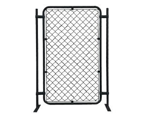 【お得な 取付けセット】アメリカンフェンス 900x1500mm 支柱・金具付きセット 黒