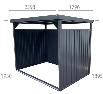 万能物置 DM-10L-BK パネルロングタイプ