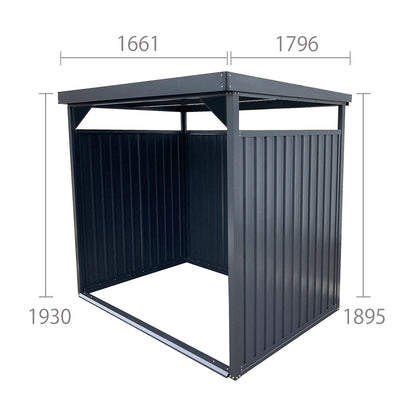 万能物置 DM-7L-BK パネルロングタイプ