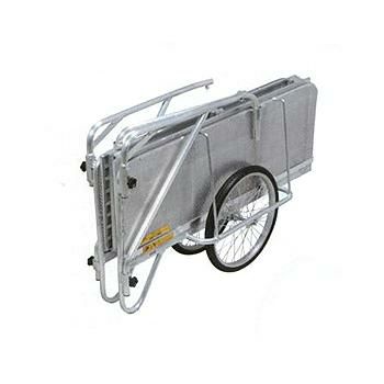 ピカ(Pica)　折りたたみ式リヤカー  ハンディキャンパー　S8-A2P  ワンタッチで折りたためる　 収納性に優れたコンパクトカー