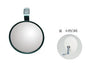 小型ガレージミラー　丸型115φ（直径115mm）【日本製　信栄物産】 壁面金具（マグネットタイプ）付き