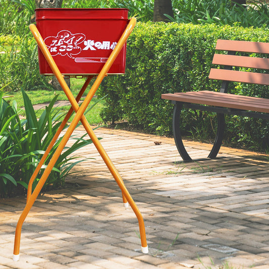 【送料無料】SM-10 折りたたみ式スタンド付き灰皿缶 水ホルダー付き